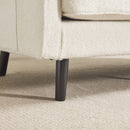 Mid Century Modern Loveseat Sofa With USB Ports, Removable Pillow Cover