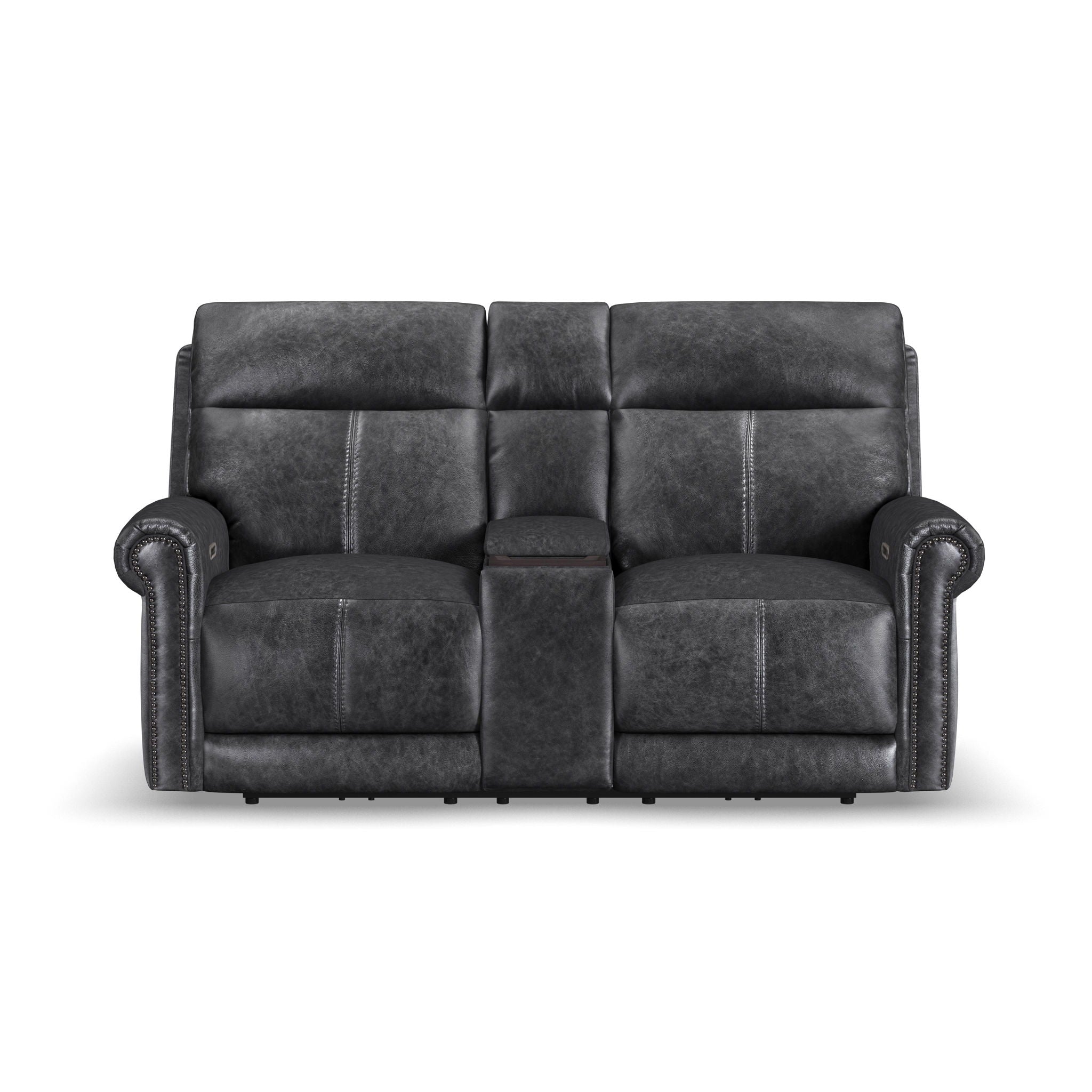 Alexander - Power Reclining Loveseat With Console, Power Headrest & Lumbar