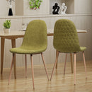 Elegant Dining Chair Set With Fabric
