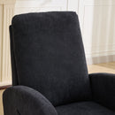 Rocking Glider Chair With High Back And Side Pocket