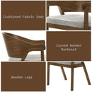 Hoyte - Arm Chair (Set of 2) - Walnut