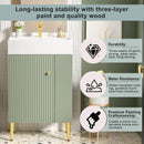 Bathroom Vanity, Combo Cabinet, Bathroom Storage Cabinet, Single Ceramic Sink