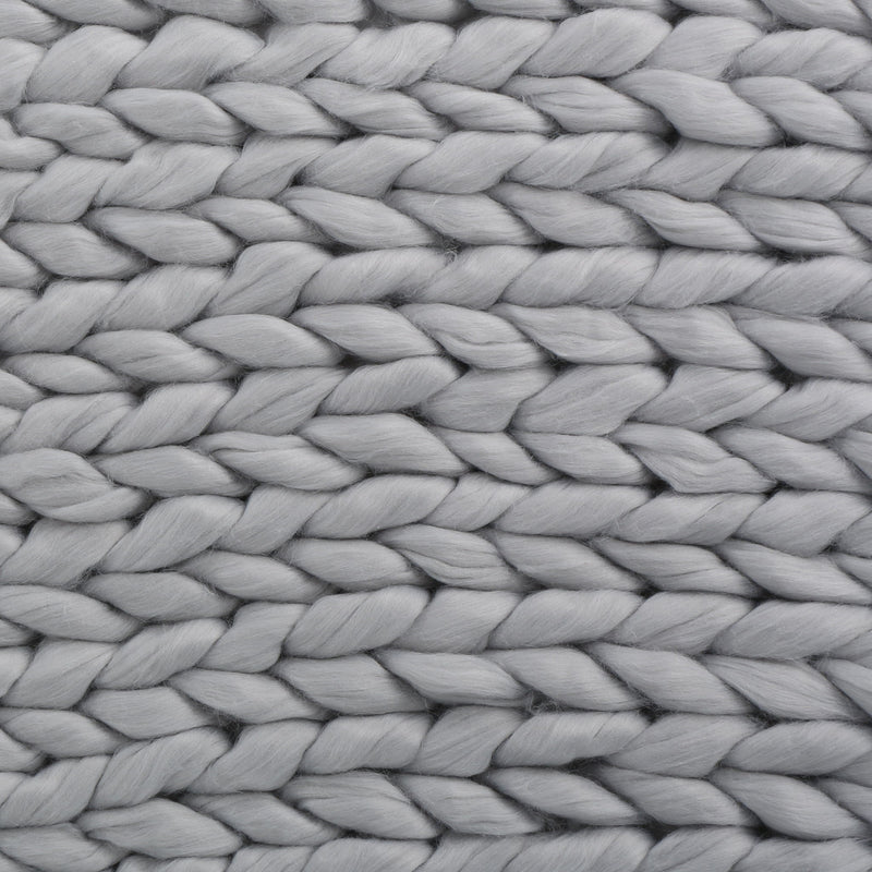 Cozy Knitted Acrylic Throw Blanket With Double Sided Design