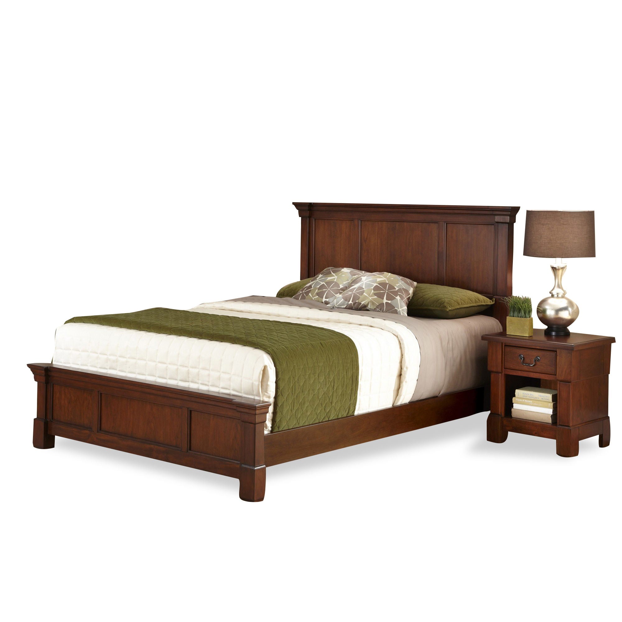 Aspen - Bed And Nightstand