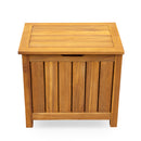 Portside - Wooden Deck Box 30 Gallons Storage Bench - Teak