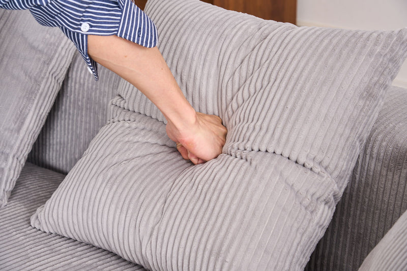 Combined 3 Seater Sofa With 4 Pillows