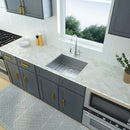 Modern Style Undermount Sink With Stainless Steel, Deep Single Bowl