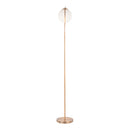 Moon - Contemporary Floor Lamp - Gold / Frosted