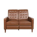 Manville - Contemporary Tufted Loveseat Pushback Recliner