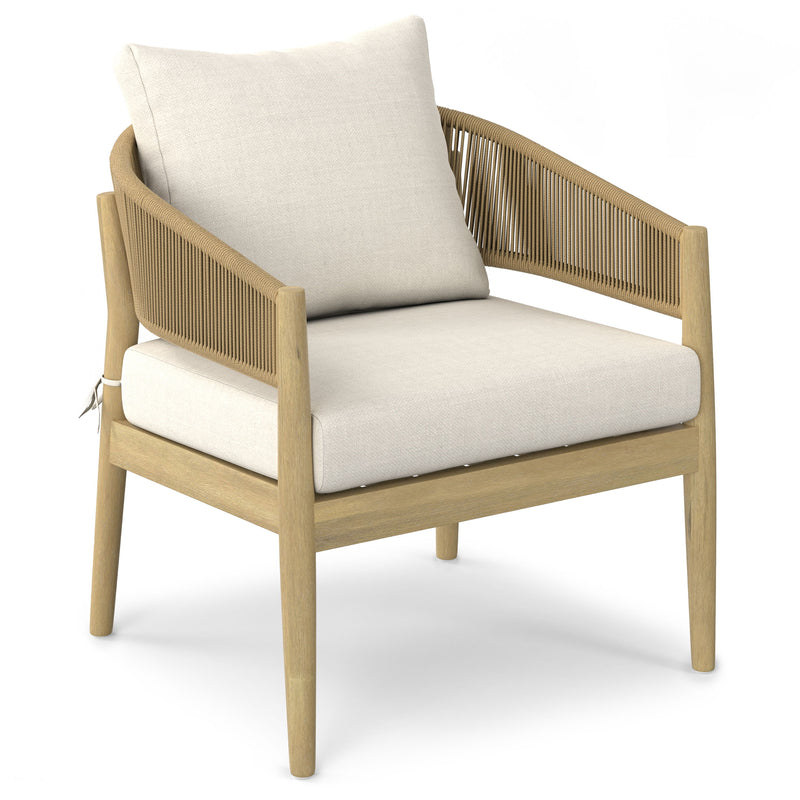 Bayshore - Outdoor Conversation Chair (Set of 2) - Natural