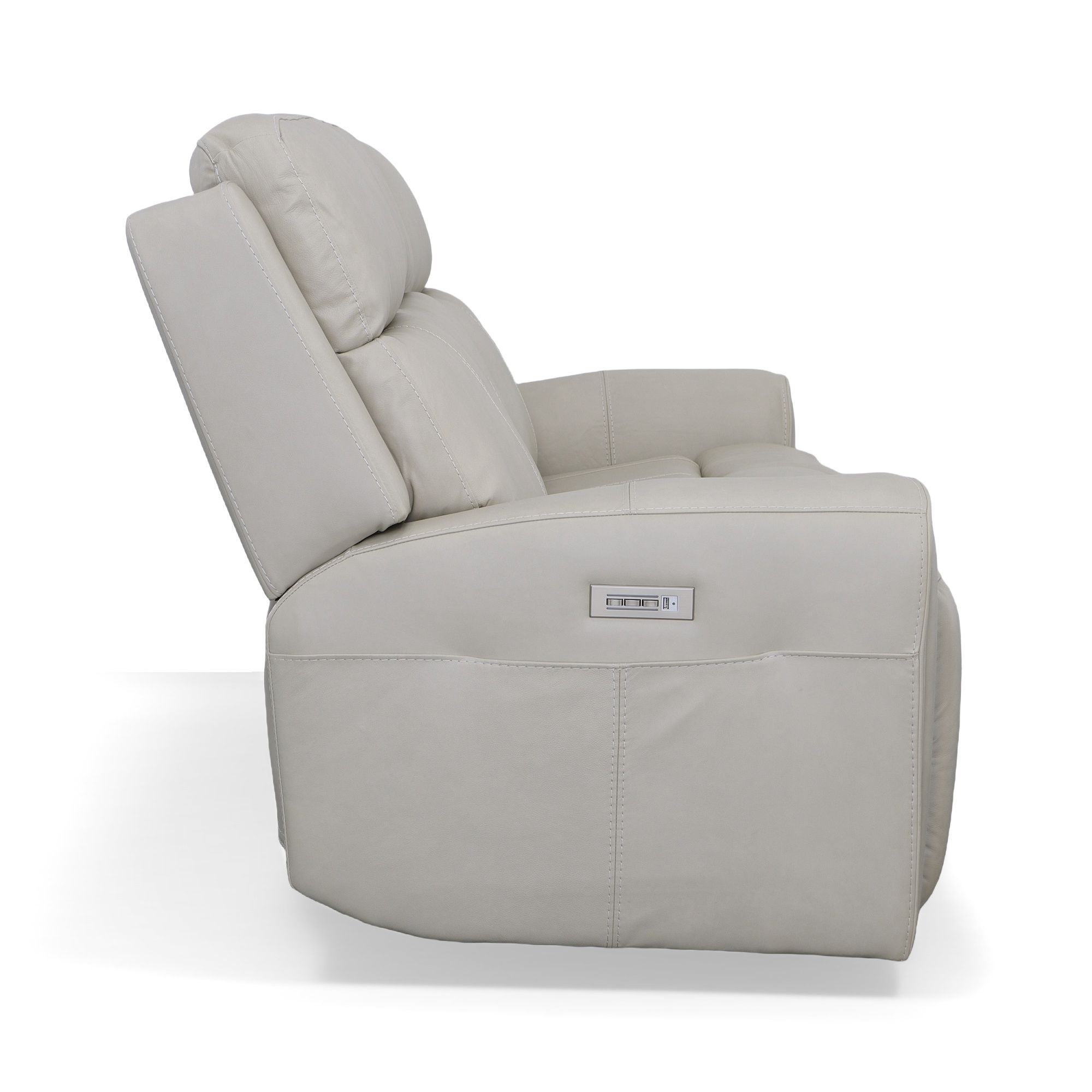Barnett - Power Reclining Sofa With Power Headrests & Lumbar