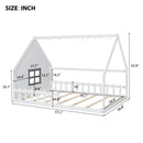 House Bed With Window And Fence