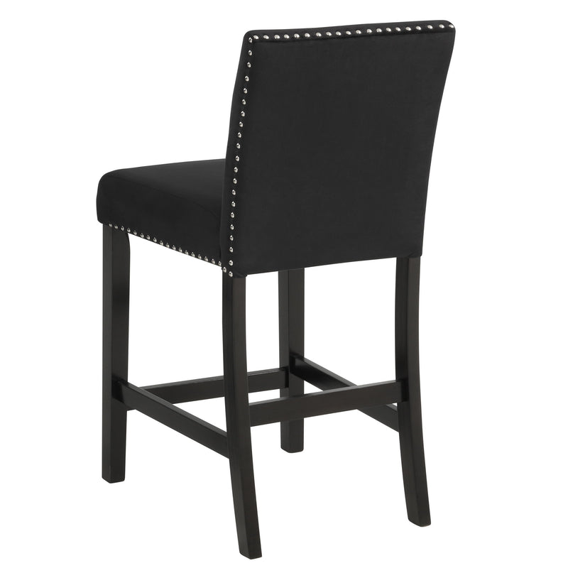 5 Piece Counter Height Dining Set With Table And Upholstered Chairs