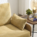 Mid Century Modern Foldable Sofa Bed, 3 In 1 Convertible Sleeper With 3 Pillows