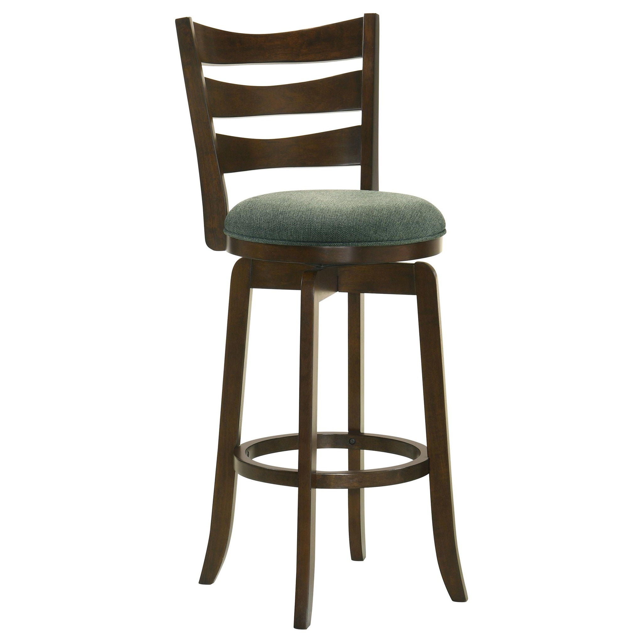 Murphy Wood Pub Height Swivel Bar Chair Hunter Green - Atlantic Fine Furniture Melbourne FL