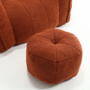 Soft Chenille Bean Bag Chair With High Resilient Foam