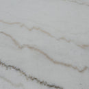 Jasmine - Bar Table With Arched Legs And Marble Top, Triangular Shape - Gray