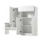 Elegant 2 In 1 Shoe Cabinets With Soft Cushion Versatile Shoe Rack Organizer With Adjustable Shelves