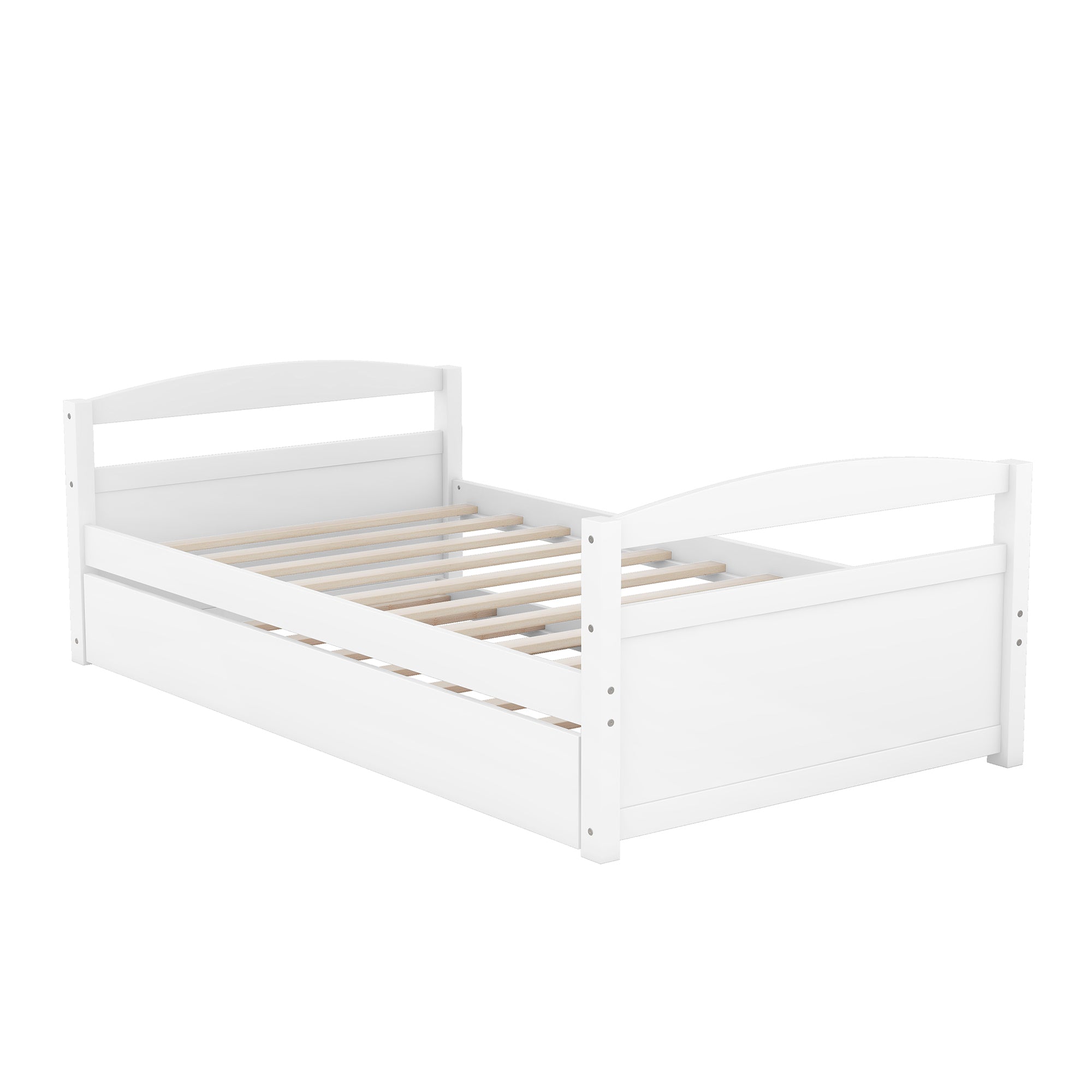 Twin Size Daybed with Trundle, White - Atlantic Fine Furniture Melbourne FL
