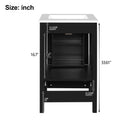 Bathroom Vanity With Ceramic Sink, Soft Close Drawers, Door Organizer, Divider Drawer, Adjustable Foot Pads