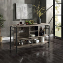 Edina - Counter Height Table - Antique Oak & Sandy Gray