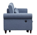 Nichelle - Sofa With Sleeper - Blue Fabric