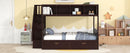 Bunk Bed With Shelfs, Storage Staircase And 2 Drawers