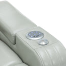 Power Recliner Theater Chair With Cooling Cup Holder, Bluetooth Speaker, LED Lights, USB Ports