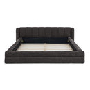 Modern Upholstered Bed Frame With Thick Chenille Fabric And Headboard