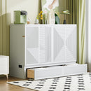 Murphy Bed With Large Drawer, USB Ports And Outlets