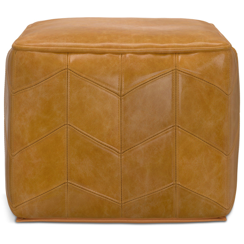 Morden - Square Pouf - Brown