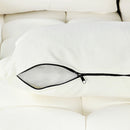 Oversized U-Shaped Versatile Sectional, Pull-Out Sofa Bed With Double Storage Chaise Lounges And 2 USB Ports For Living Room