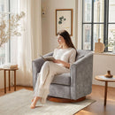 Swivel Accent Chair For Living Room, Sofa Chairs With Base Side For Living Room