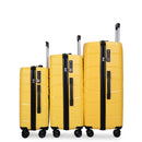 Hardshell Suitcase Spinner Wheels Lightweight Durable Suitcase With Tsa Lock, 3 Piece Set