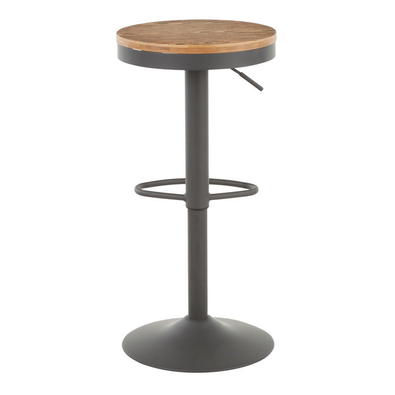 Dakota - Industrial Adjustable Barstool (Set of 2)