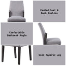 Belay - Side Chair (Set of 2) - Gray Fabric & Gray Oak