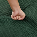 Single Sofa Couch With Storage Space, Movable Ottoman, USB Ports, Cup Holders, Phone Holder