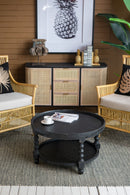 Round 2 Tiered Side Tabel, End Tabel For Lving Room Bedroom Entryway