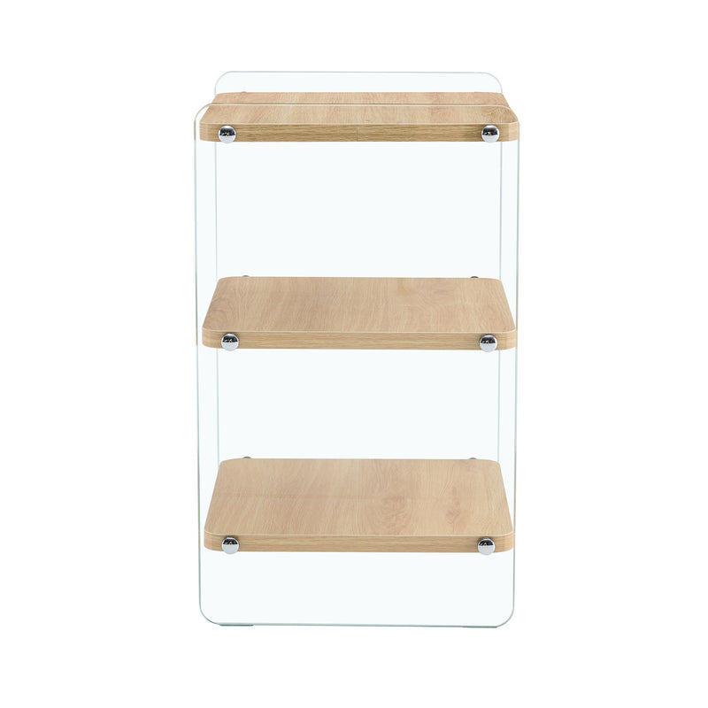 Modern 3 Layer Bedside Cabinet With Storage Function