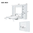 Murphy Bed With Desk And Bookshelf