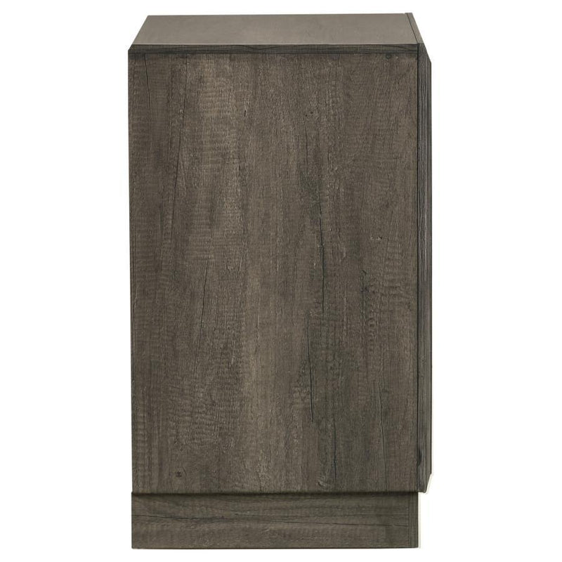 Janine - 2-Drawer Nightstand - Gray