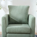 Modern Accent Upholstered Armchair With Pillow