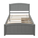 Platform Bed & Headboard, Footboard And Wood Slat Support