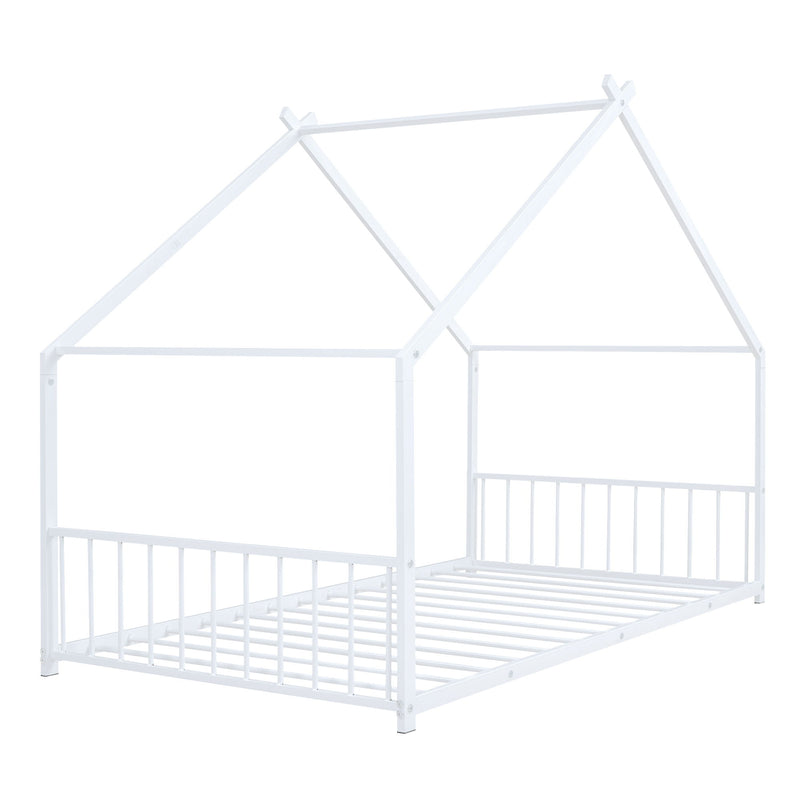 Metal House Bed