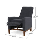 Contemporary Wide Manual Club Recliner
