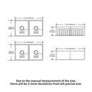 Sink 33" Double Bowl Kitchen Sink With Deep Bowls And Grids - White