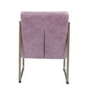 Loria - Accent Chair - Wisteria - Top Grain Leather - Atlantic Fine Furniture Inc