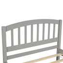 Platform Bed Wood Bed Frame With Trundle