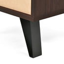 Modern Industrial Tall End Table With Drawer And Shelf - Walnut
