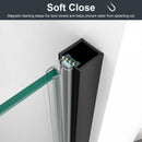 Semi Frameless Circular Pivot Shower Door With 1 / 4" Sgcc Tempered Glass